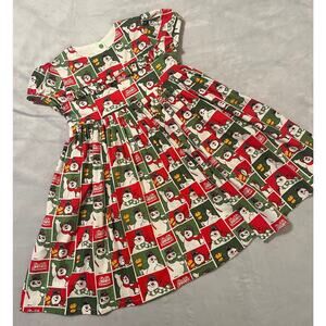 Girls Sz 6 Frosty the Snowman Holiday Dress
